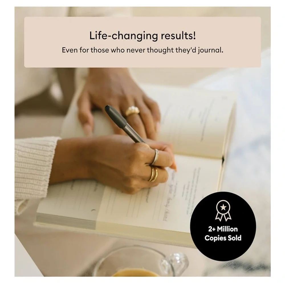 NWT The Five-Minute Journal Book in Ivory Intelligent Change from Revolve - Picture 7 of 14
